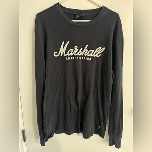 Men’s size XL Marshall Amplifiers Long Sleeve light shirt